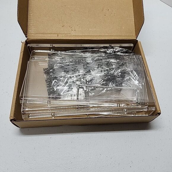 4 Set Pegboard Shelf Clear Acrylic Shelf with Metal Hooks Peg Board Organizer Ac - Picture 7 of 10